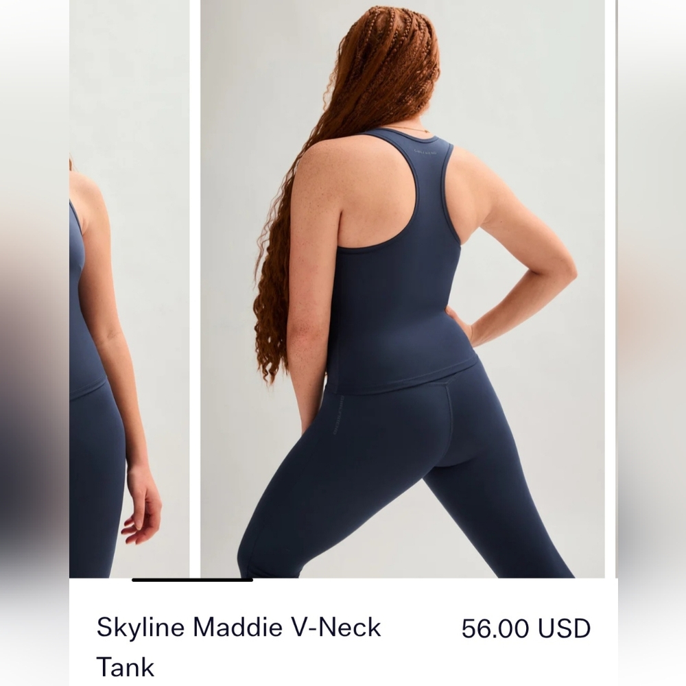 Skyline Maddie V-Neck Tank Top - Picture 3 of 4